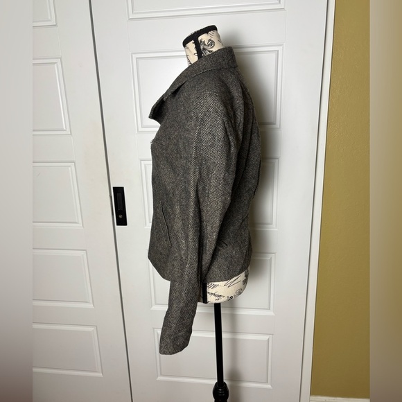 Lauren Ralph Lauren Tweed Moto Jacket Blazer - Picture 2 of 8